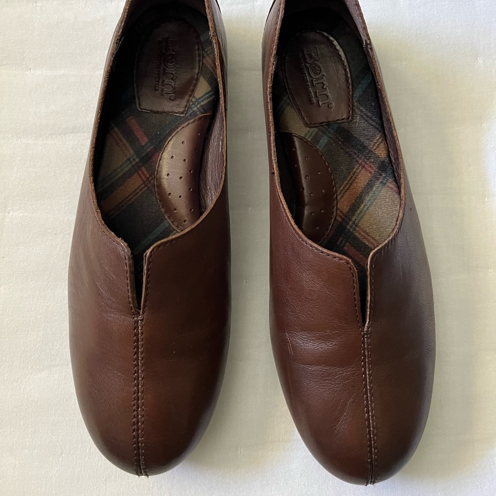 BORN-CHAN LEATHER FLAT - Picture 5 of 6